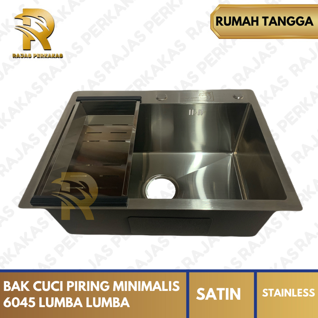 BAK CUCI PIRING MINIMALIS 6045 SATIN LUMBA LUMBA / BAK CUCI PIRING MODERN / BAK CUCI PIRING ADA PERE