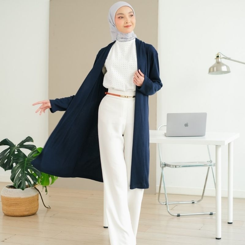 Zoya KRITI-A Cardigan Outer Wanita - Bahan Premium Knitt