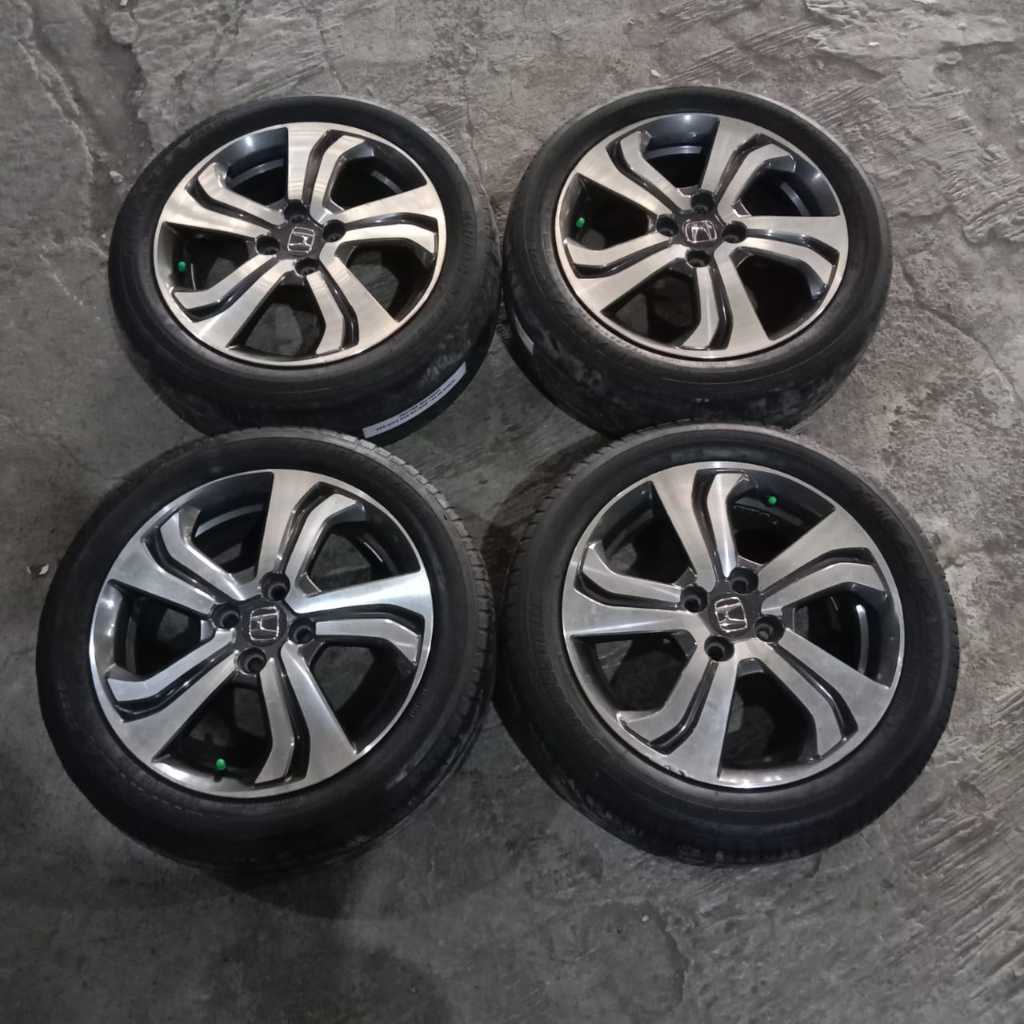 Paket Velg Ban Bekas Murah Original Copotan Honda City Ring 16 Ban 185 55 R16