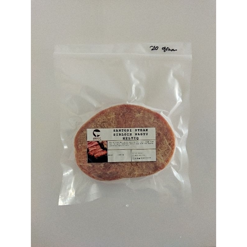Santori sirloin wagyu meltiq steak cut 200 gr