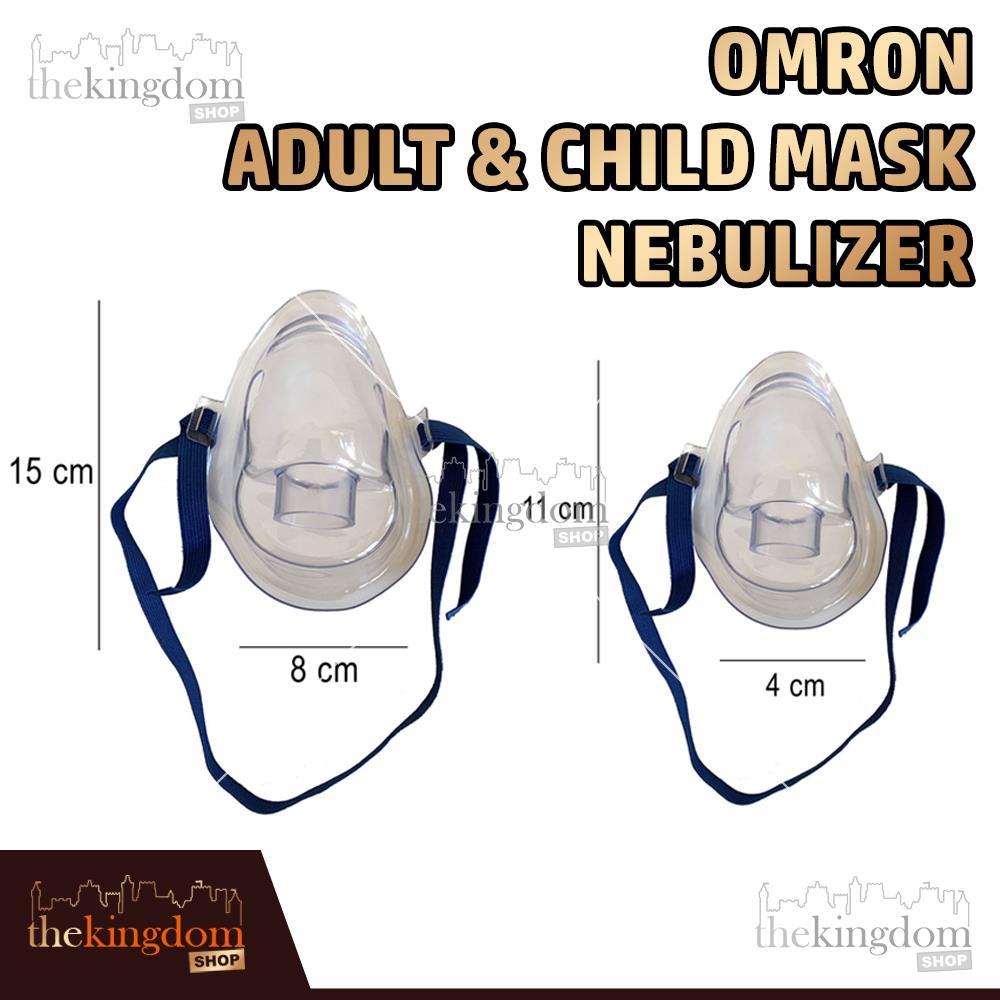 Omron Adult Child Mask Masker Nebulizer NE-C28 C29 C900 C101 C106 C801 C803 Nebu Dewasa Anak Sparepa