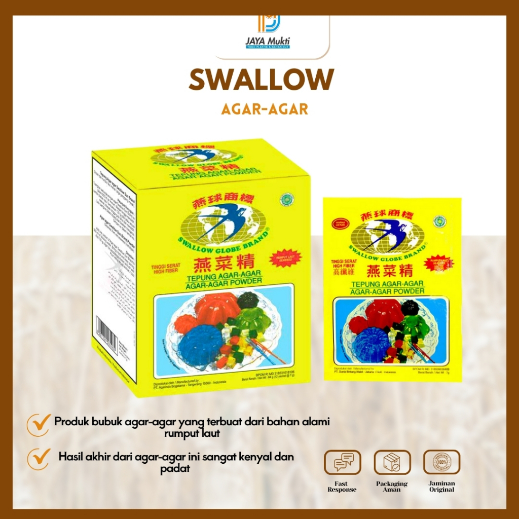 

Swallow Globe Agar-Agar 1 box