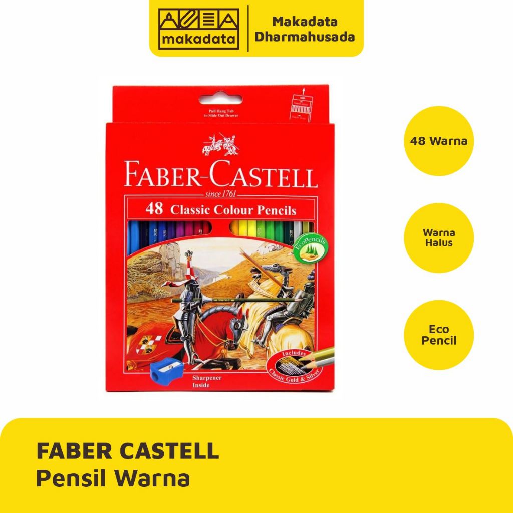 

COLOUR PENCIL | PENSIL WARNA FABER CASTELL 48 WARNA CLASSIC