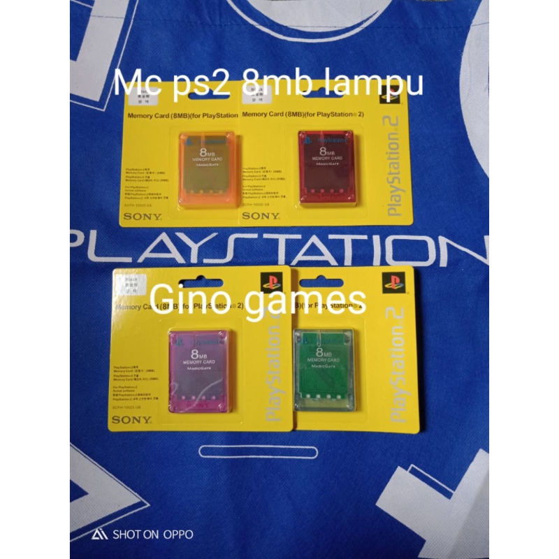 MC PS2 8 MB TRANSFARAN LAMPU/MC PS2 8 MB LAMPU