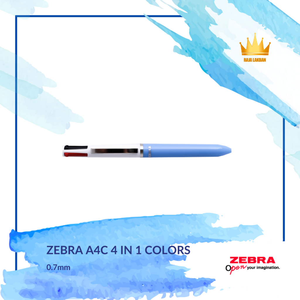 

Pulpen 4 Warna Pulpen 4 in 1 Zebra A4C/ 0.7 mm