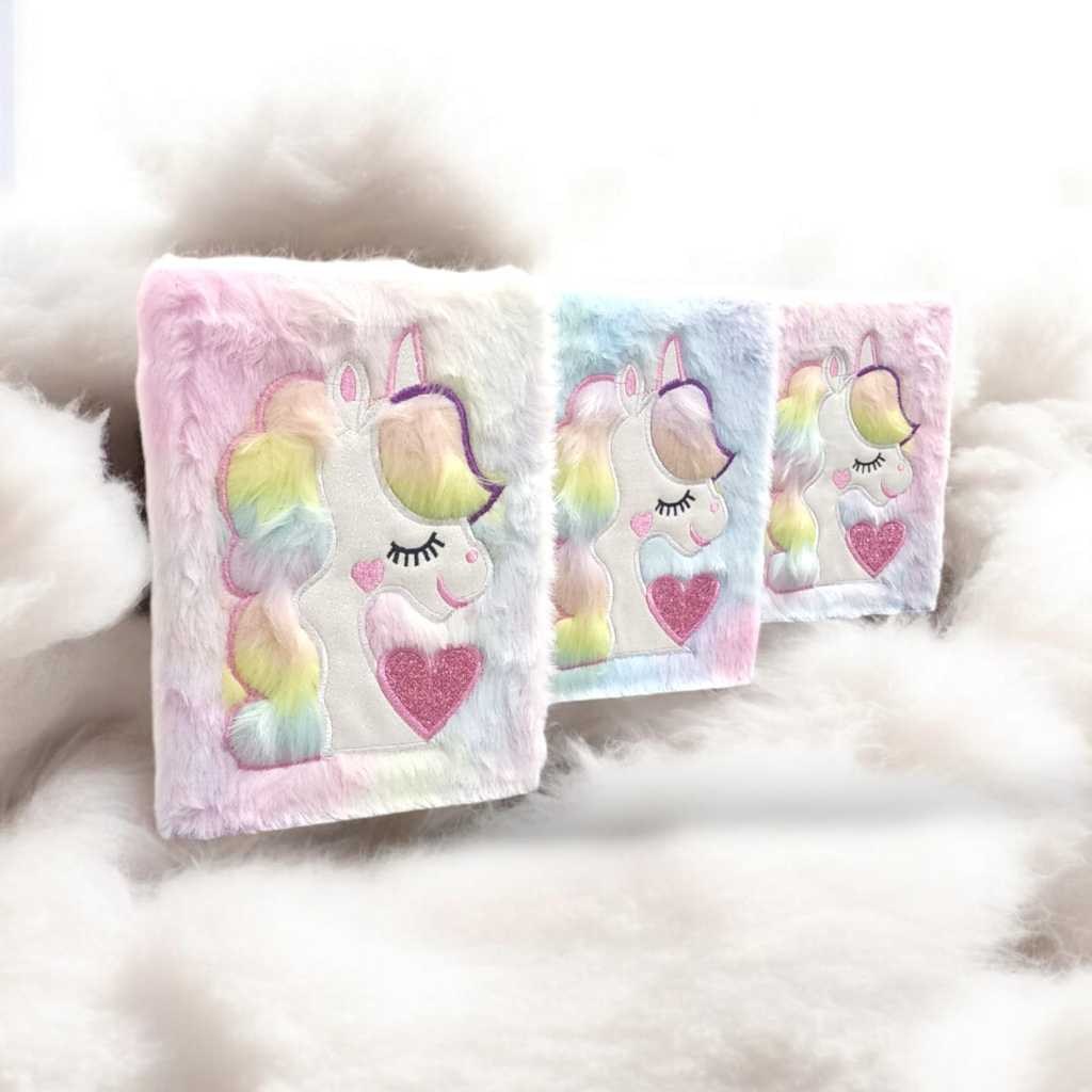 

Notebook Diary Bulu OSI Unicorn Background Pink Gradasi