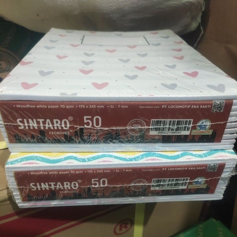 

buku tulis sintaro ekonomis 50 lembar / pack