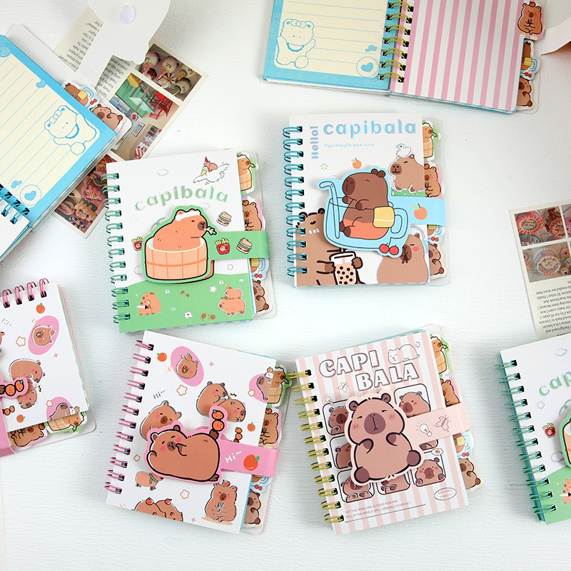 GM  - MINI NOTES BINDER CAPYBARA CAPIBALA | CAPI BALA | CAPY BARA | CAPY BALA | CAPI BARA | BUKU BIN