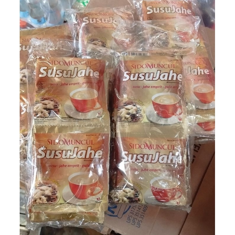 

SUSU JAHE SIDOMUNCUL 1 RENTENG 10 SACHET @ 27gram