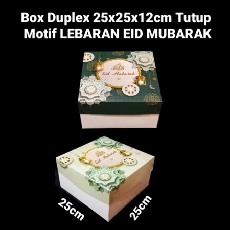 

( 5pcs ) Kardus Cake Hampers Idul Fitri Kotak Box Bolu Lebaran Ukuran 25x25x12 cm