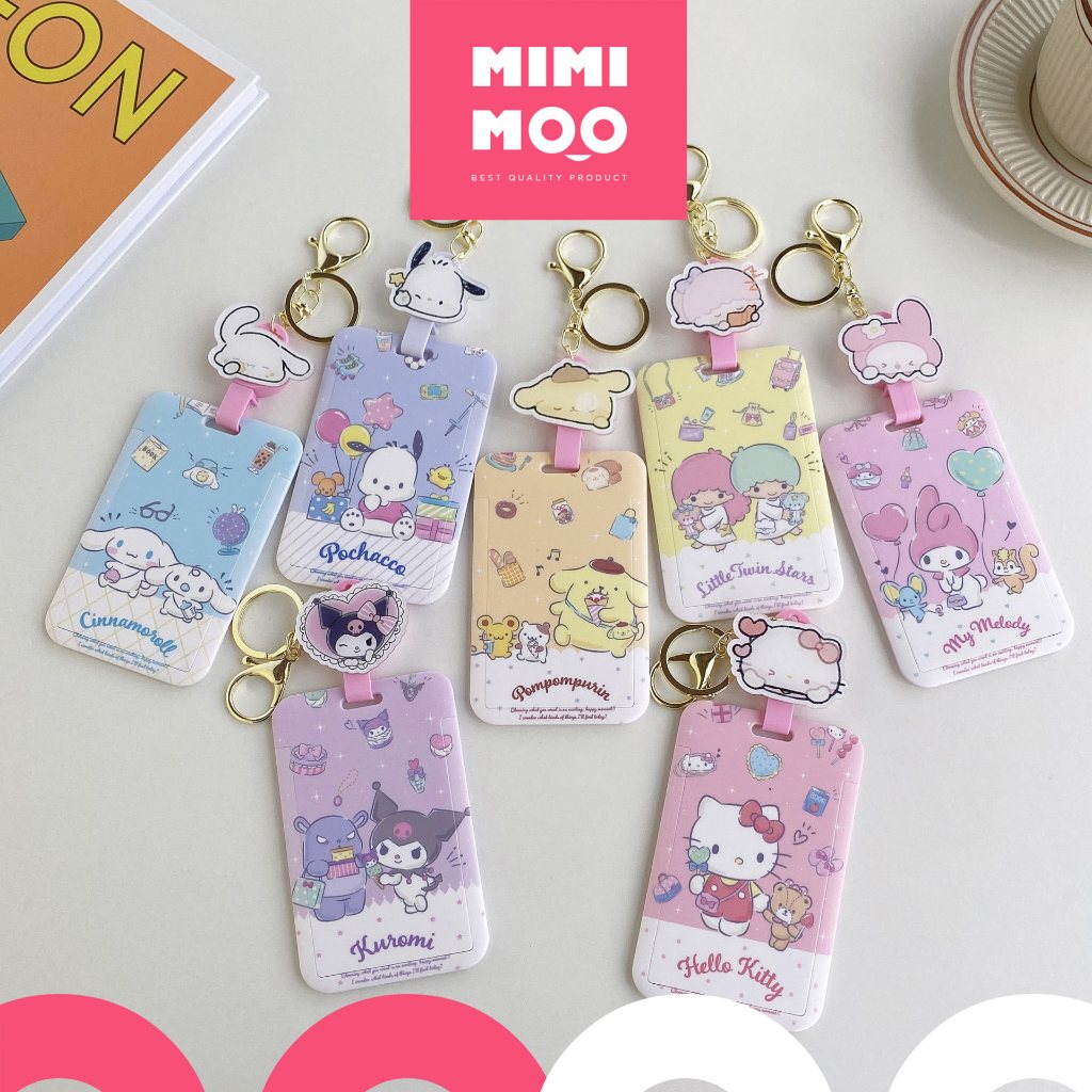 

MIMIMOO Gantungan Kartu Nama Card Holder Name Tag Sanrio