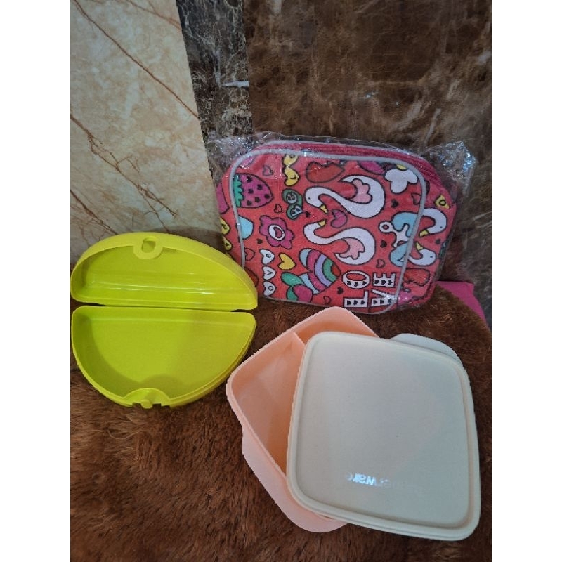 TEMPAT BEKAL TEMPAT KUE TUPPERWARE KOTAK BEKAL MAKAN