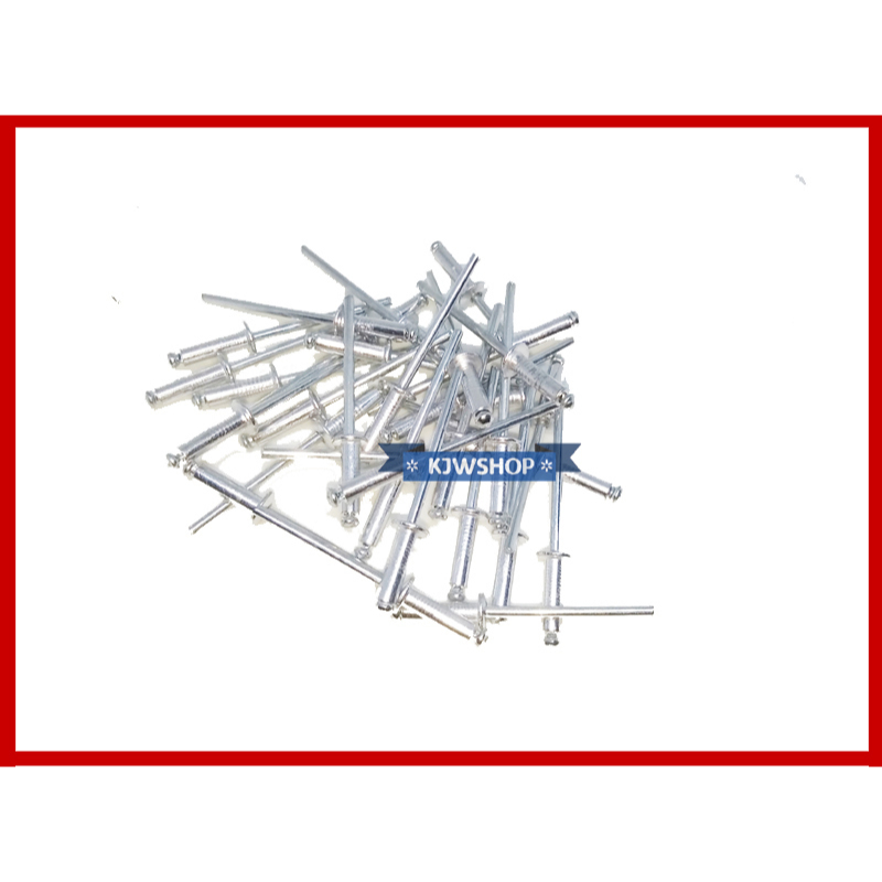 Paku Rivet 665 : 4.8mm x 16mm ECER Blind Rifet Ukuran 665 Eceran Paku Keling 4.8mm Rivet 4,8mm Rifet