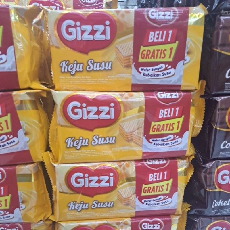 

( Beli 1 Gratis 1 ) Gizzi Wafer Chocolate Susu 122gr & Guzzi Wafer Keju Susu 122gr