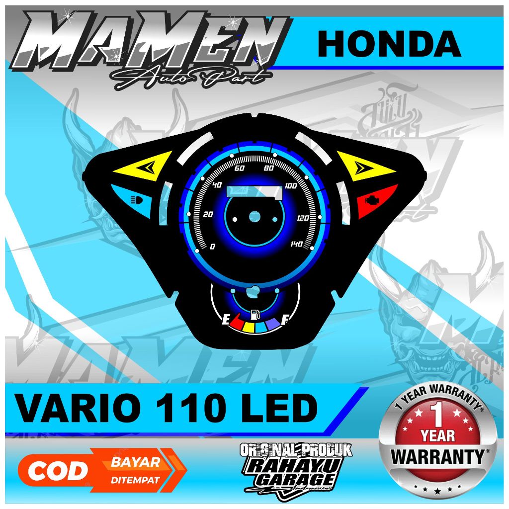 PAPAN SPEEDOMETER CUSTOM VARIO 110 LED