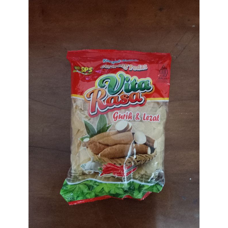 

Kerupuk Ceriping Pedas Vita Rasa 200gr