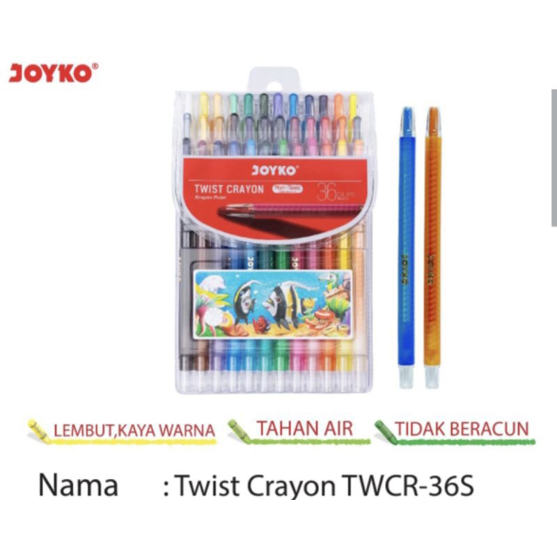 

Crayon putar Joyko Twcr-36S (1set)