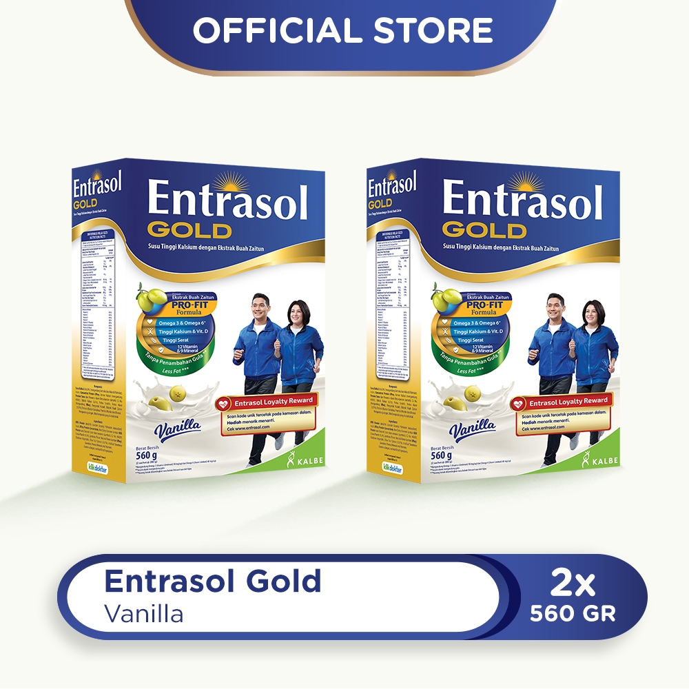 

Entrasol Twinpack Gold Vanilla 560g