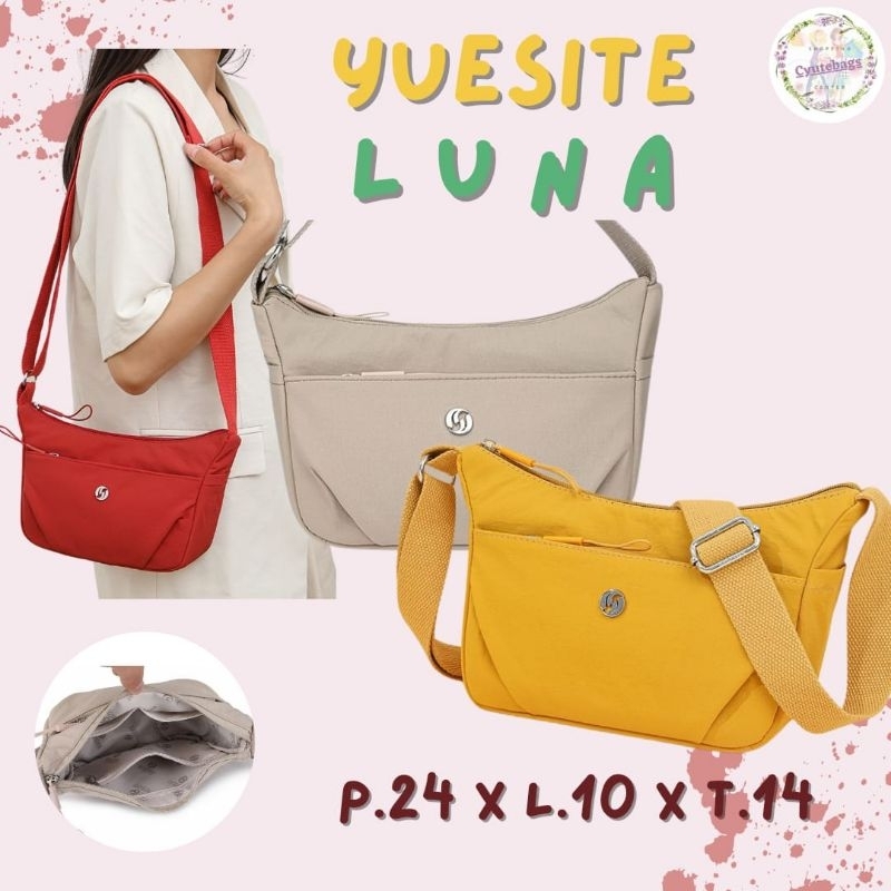 YUESITE LUNA TAS SELEMPANG WANITA NYLON BAG SLEMPANG WAIST SLING BAG