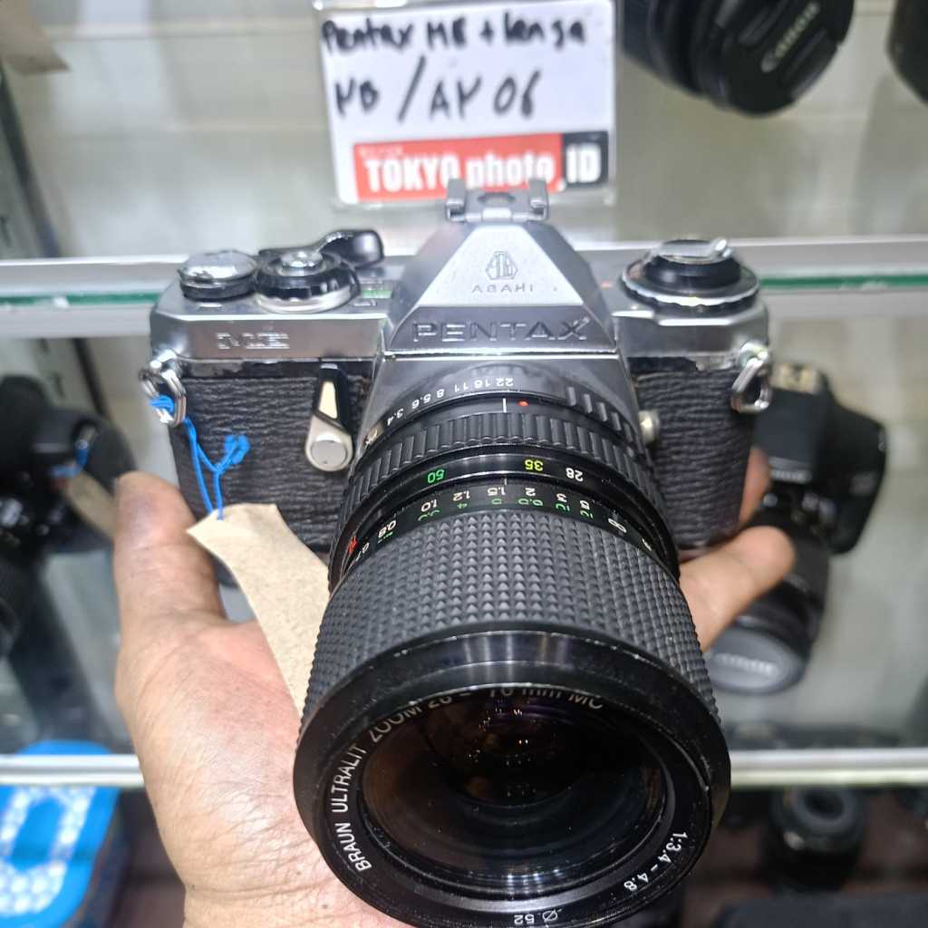 pentax ME analog + lensa braun