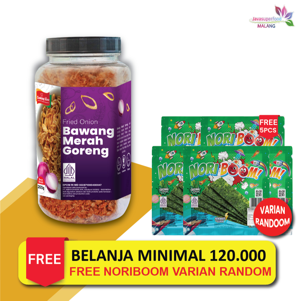 

Bawang Merah Goreng / Fried Onion/ Bawang Goreng Siap Saji Original 200g (BTL)