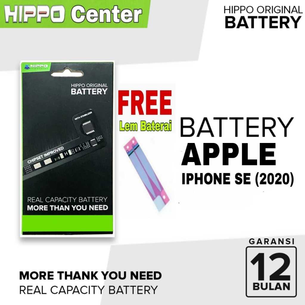 Hippo Baterai iPhone SE 2020 Battery iPhone SE 2020