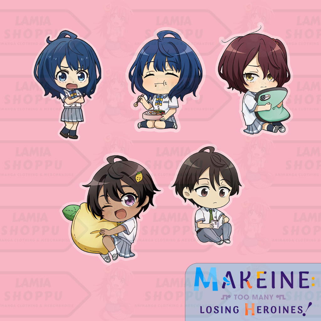 

Sticker Anime Makeine: Too Many Losing Heroines! Chibi | Sticker Make Heroine ga Oosugiru!