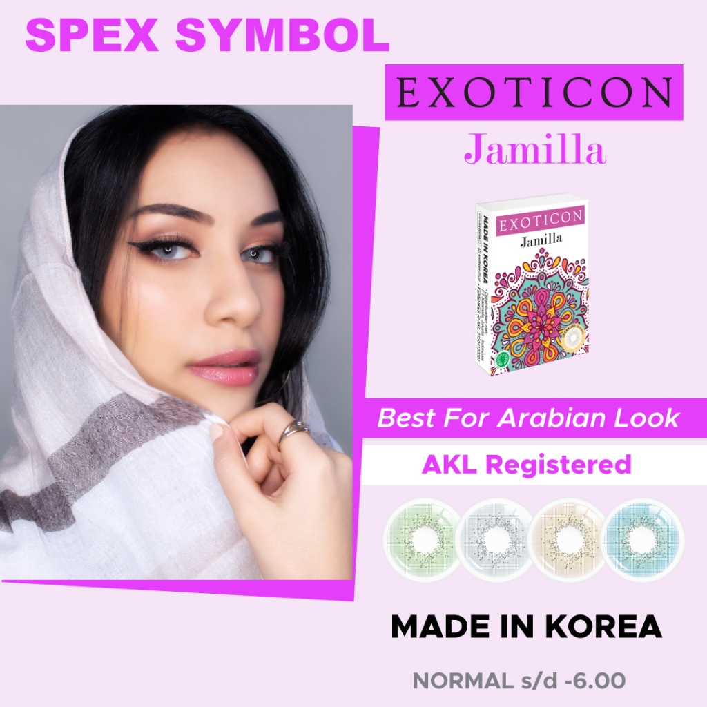 Spex Symbol Softlens Jamilla Treasure | Snow  |  Crown |  Empire By Exoticon