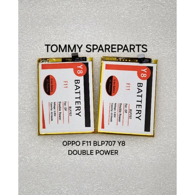 BATT BATERAI BATTERY OPPO F11 BLP707 Y8 DOUBLE POWER