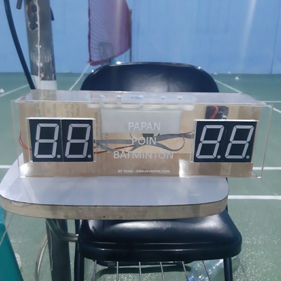 papan score / papan poin batminton digital