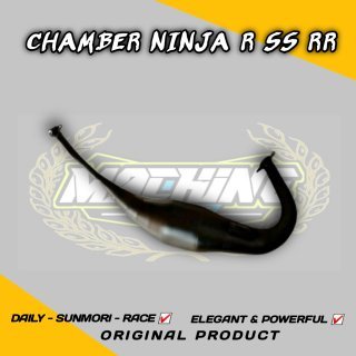 chamber perut knalpot ninja r ss rr standar black series original machine bukan cms