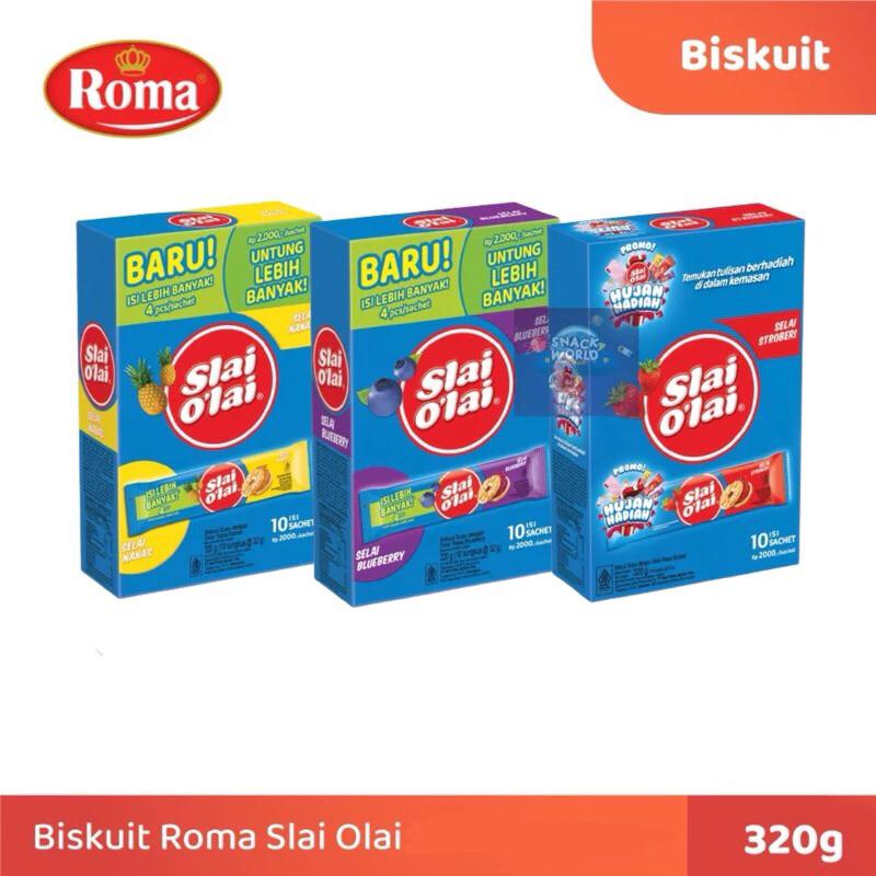 

READY Biskuit Slai olai Box - 10 pcs @32gr