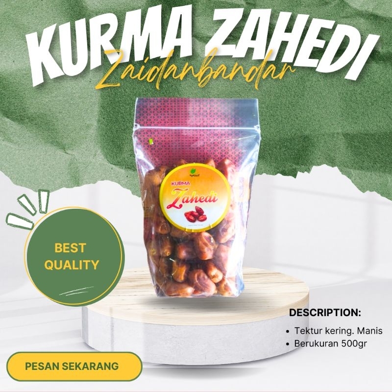 

KURMA ZAHEDI 500GR ZAIDAN BANDAR