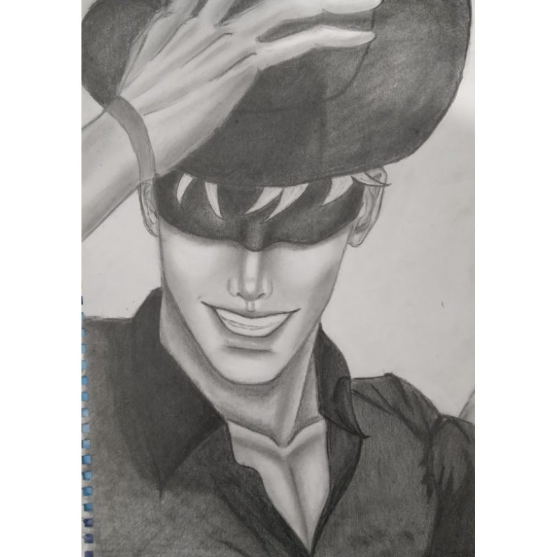 Gambar Gojo Koboi Realistis Gojo Cowboys Realistic Art Vers Tradisional Art Sketsa Anime Ver Realist