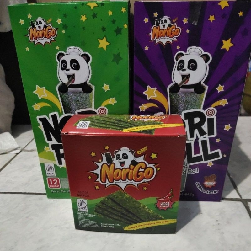 

NORI cemilan rumput laut box @12pcs