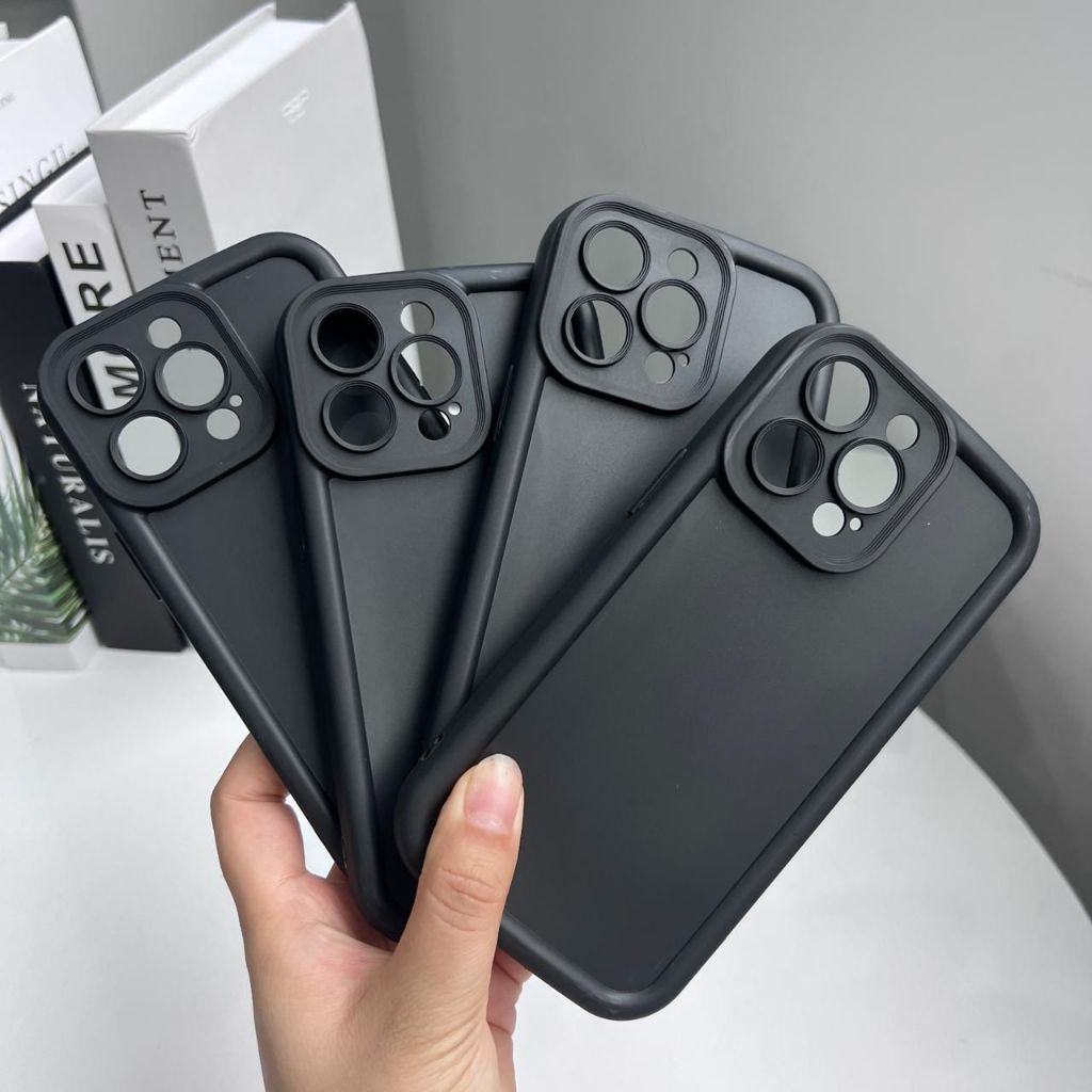 oppo Reno 14F /Reno 14/Reno 14 Pro/Reno 13/13 Pro /13F/Reno 12 /12 Pro/12F CASE MATTE ROSE HITAM Ter