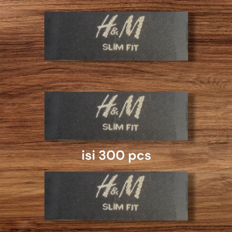 

WOVEN RAJUT H&M | TAG LABEL H&M | isi 300 pcs