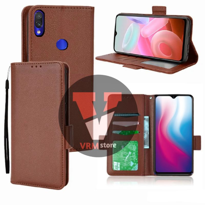 Case Flip Xiaomi Redmi 7 Redmi Note 7 Redmi Note 7 Pro Soft Case Flip Wallet Flip Cover Leather Prem