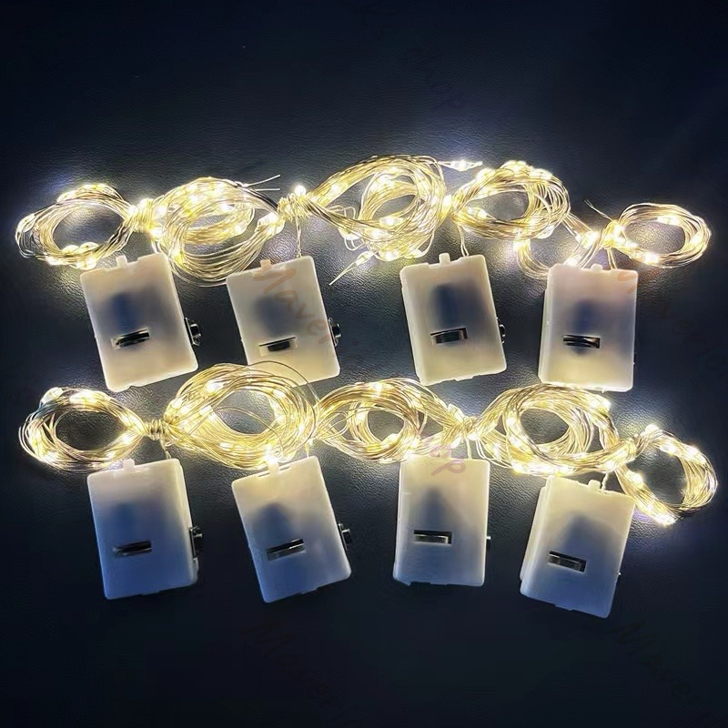 Lampu Tumbrl LED kelap kelip warna warm white panjang 1Meter