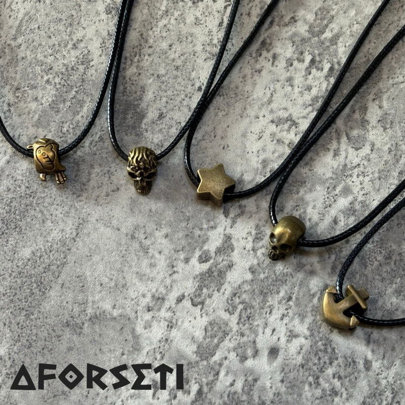 KALUNG TALI HITAM “BRONZE LIONTIN“ NECKLACE / PENDANT / LIONTIN / CHAIN NECKLACE / Y2K / KALUNG EMAS