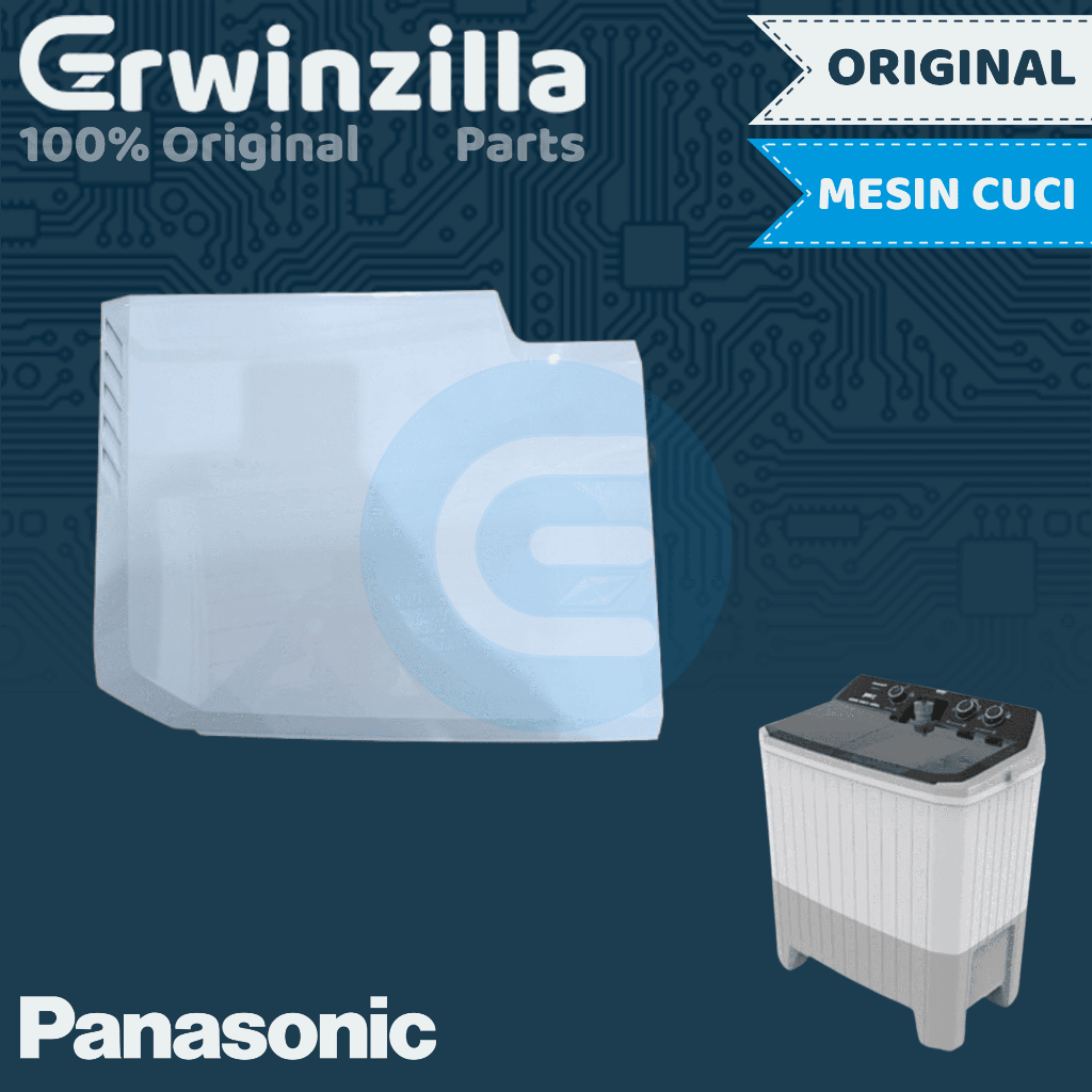 Tutup Wash Lid Pencuci Penggiling Mesin Cuci 2 Tabung Manual Panasonic Original 10 - 14 Kg