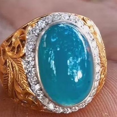 Cincin Batu Akik Bacan Doko Majiko Asli Harga Murah