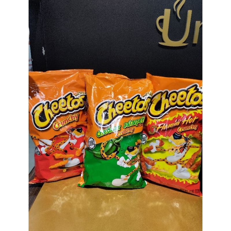 

(BIG SIZE) Cheetos crunchy cheese snack all varian 226g