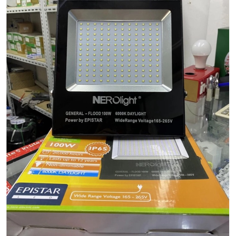 Nerolight lampu LED sorot 100W IP65 6000K (Putih)