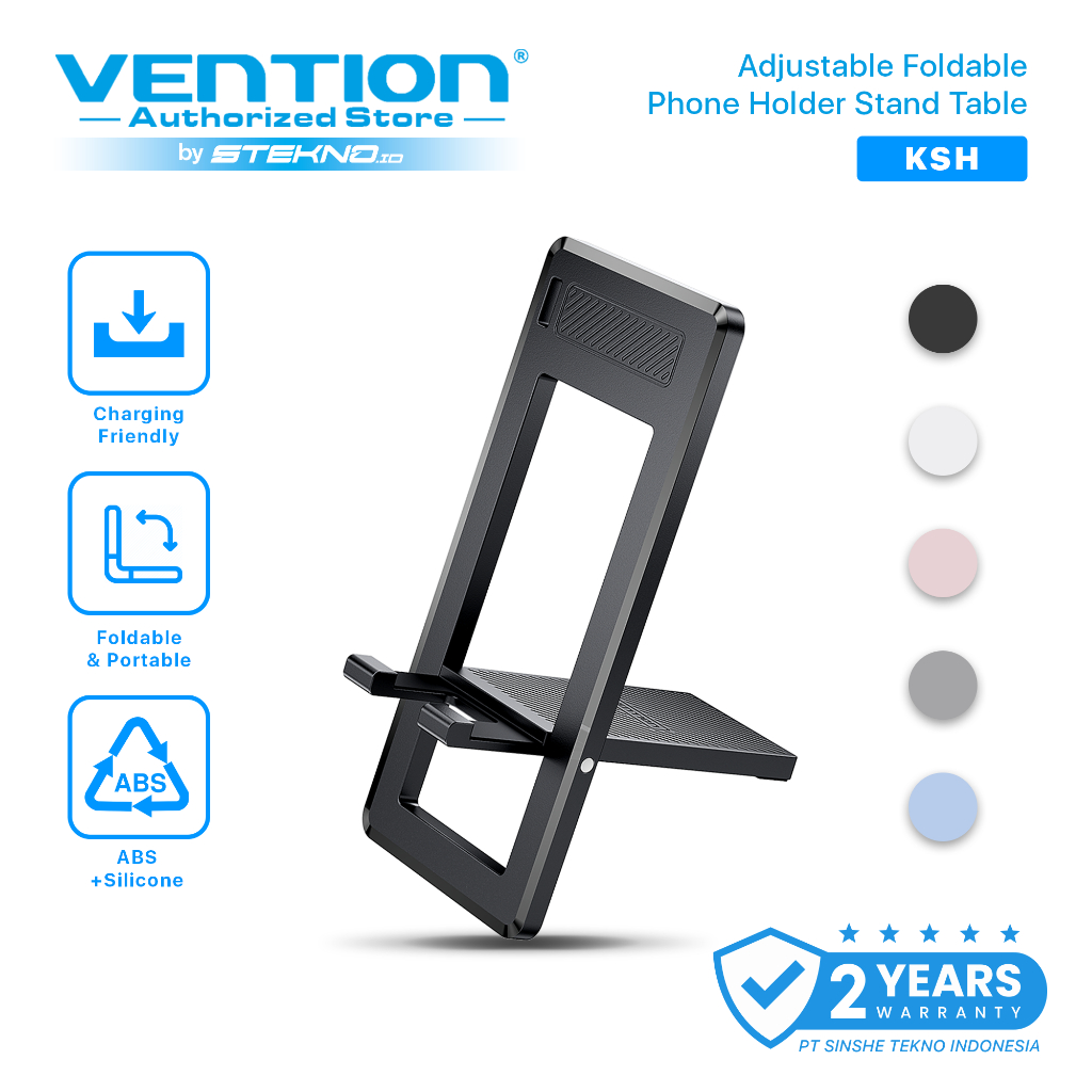 Vention Portable Phone Stand Holder Lipat HP Plastic ABS Type