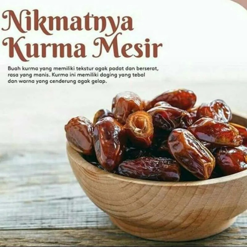 

kurma mesir Madu premium kemasan 750 GRAM//kurma mesir golden valley kaya serat,vitamin dan nutrisi,leggit dan manis .