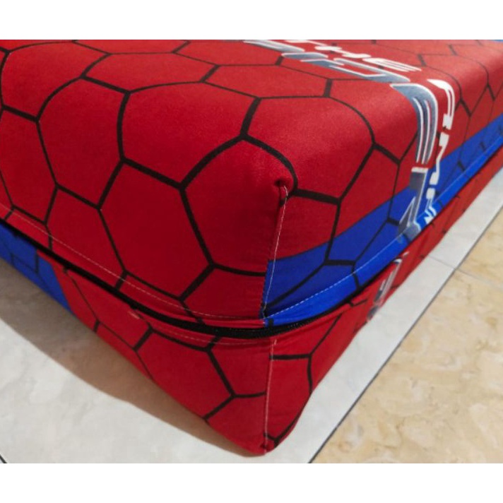 Wow Sarung Kasur Resleting spring bed No2 16x2 tinggi 2cm