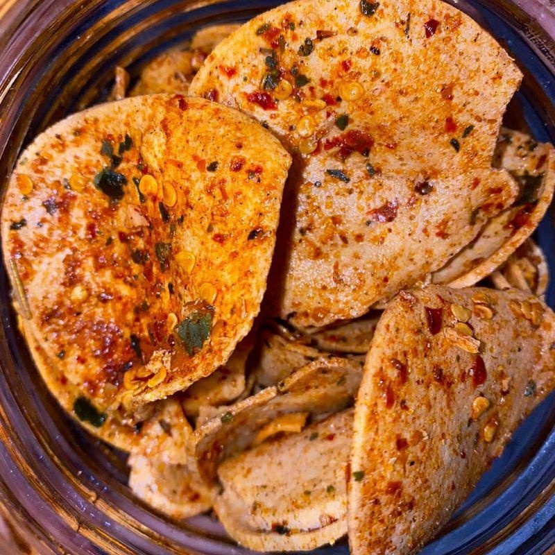 

Basreng Koin Pedas Renyah Extra Daun Jeruk 500gr