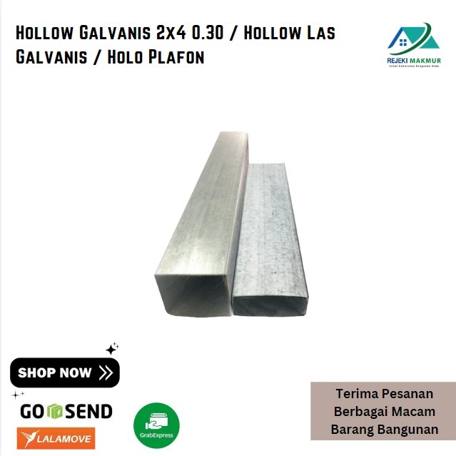 Hollow Galvanis 2x4 0.30 / Hollow Las Galvanis / Holo Plafon