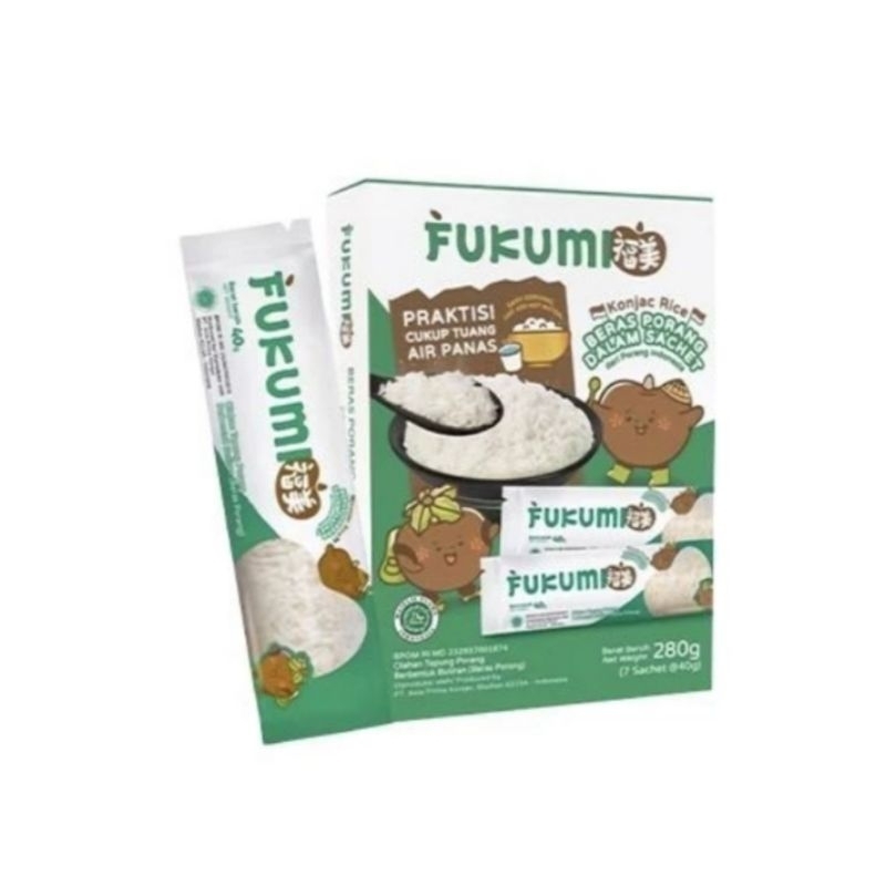 

Fukumi Beras Porang Box 280 gr